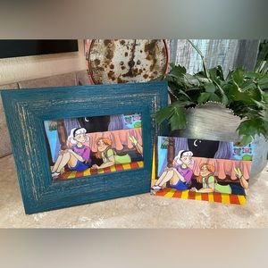 ✂️4x6 Print of my sons drawing titled ‘Sleep Over’✂️